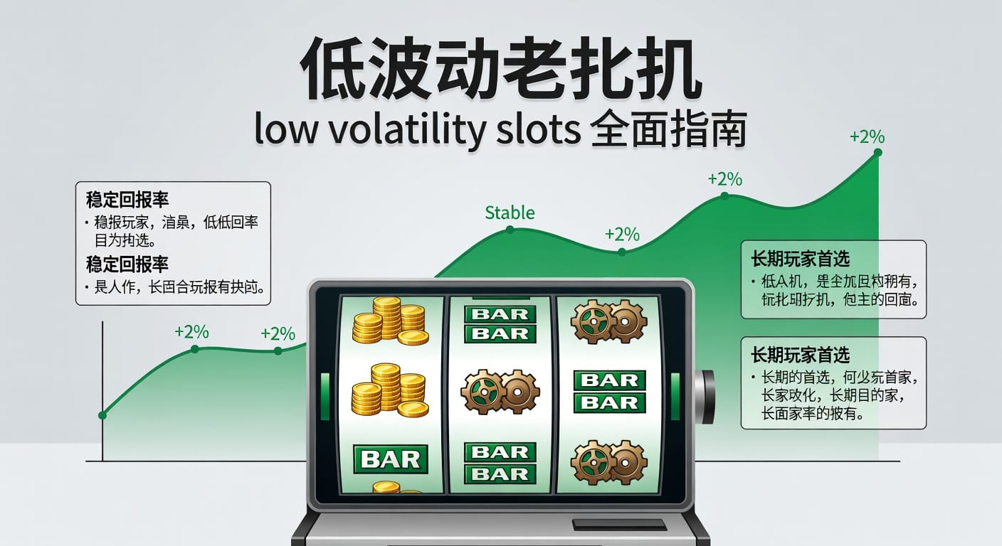 低波动老虎机 low volatility slots：稳健玩法与选择要点