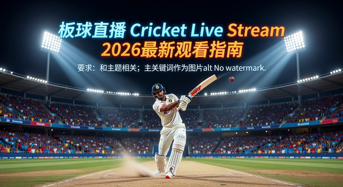板球直播 Cricket Live Stream 2026年观看指南